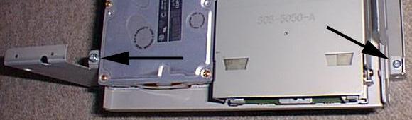 [Centris 650, Blick auf die Laufwerke]